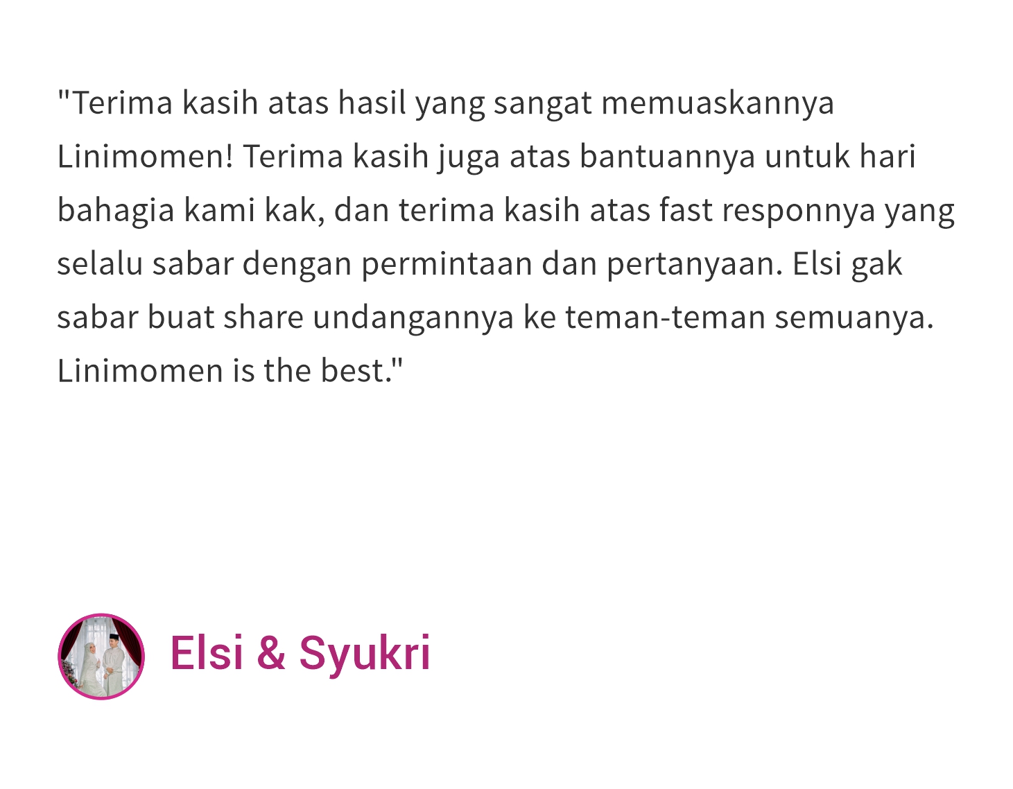 1. Elsi & Syukri