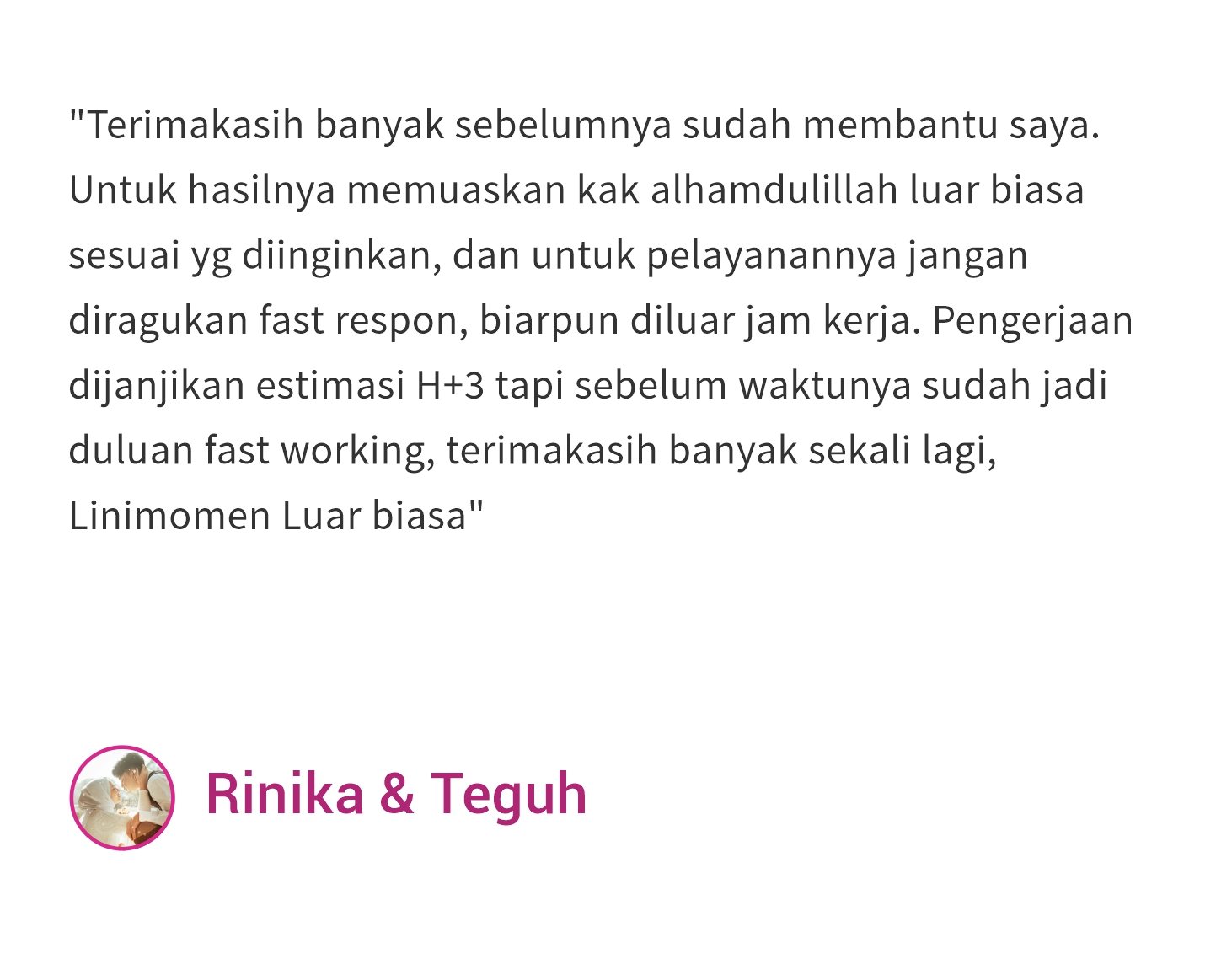 5. Rinika & Teguh