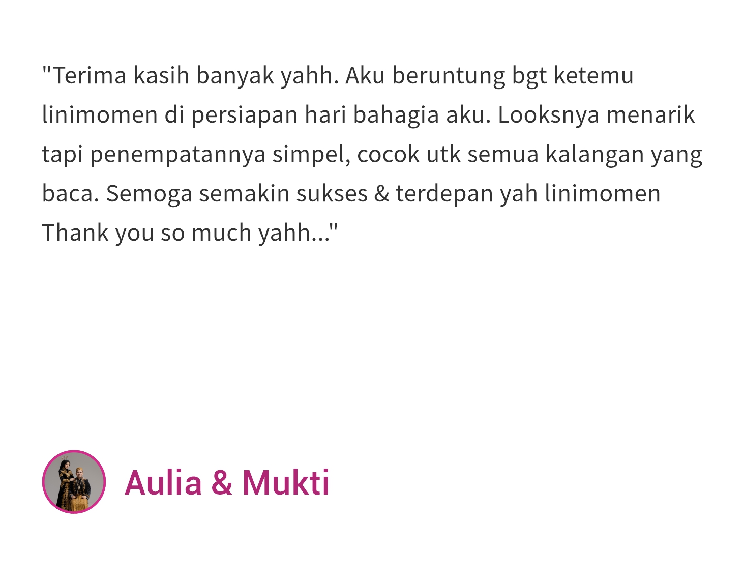 7. Aulia & Mukti